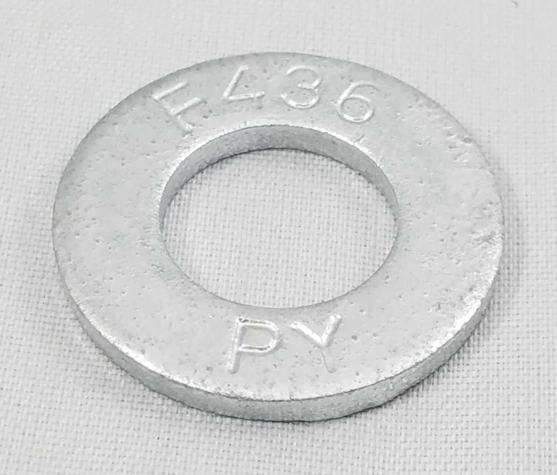 Lexar Industrial 1/4 USS Flat Washers – Hot Dip Galvanized Steel – 1000 Count – Bulk