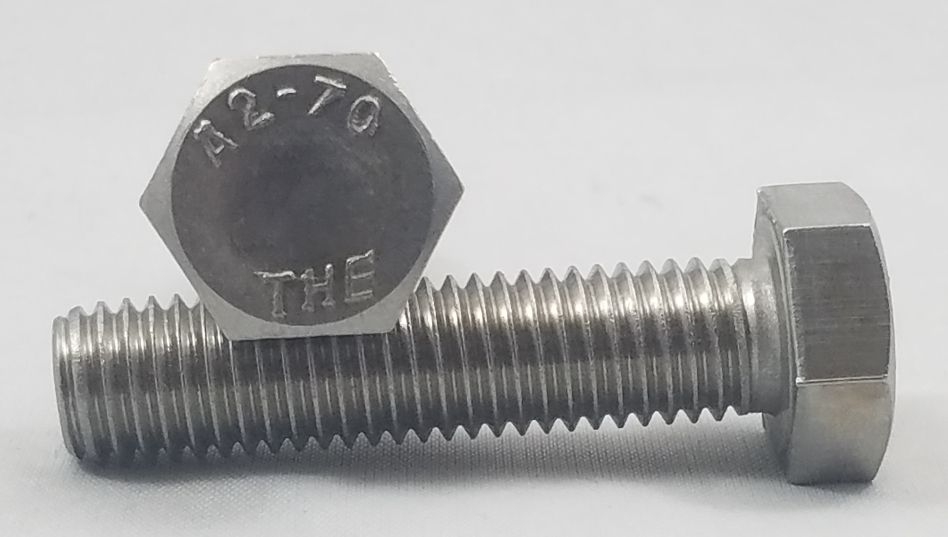 10 x M10 X 40 Stainless Steel Bolts DIN933. Nuts & Washers